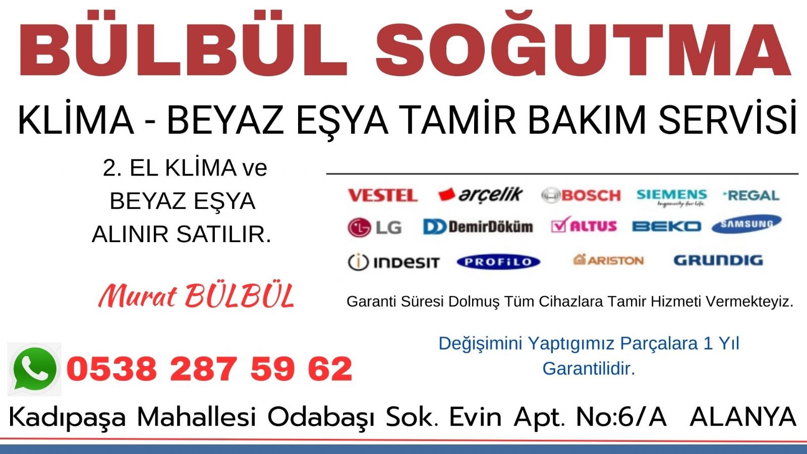Alanya Bosch Servisi
